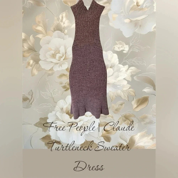 Free People | Claude Turtleneck Sweater Dress - Picture 8 of 12